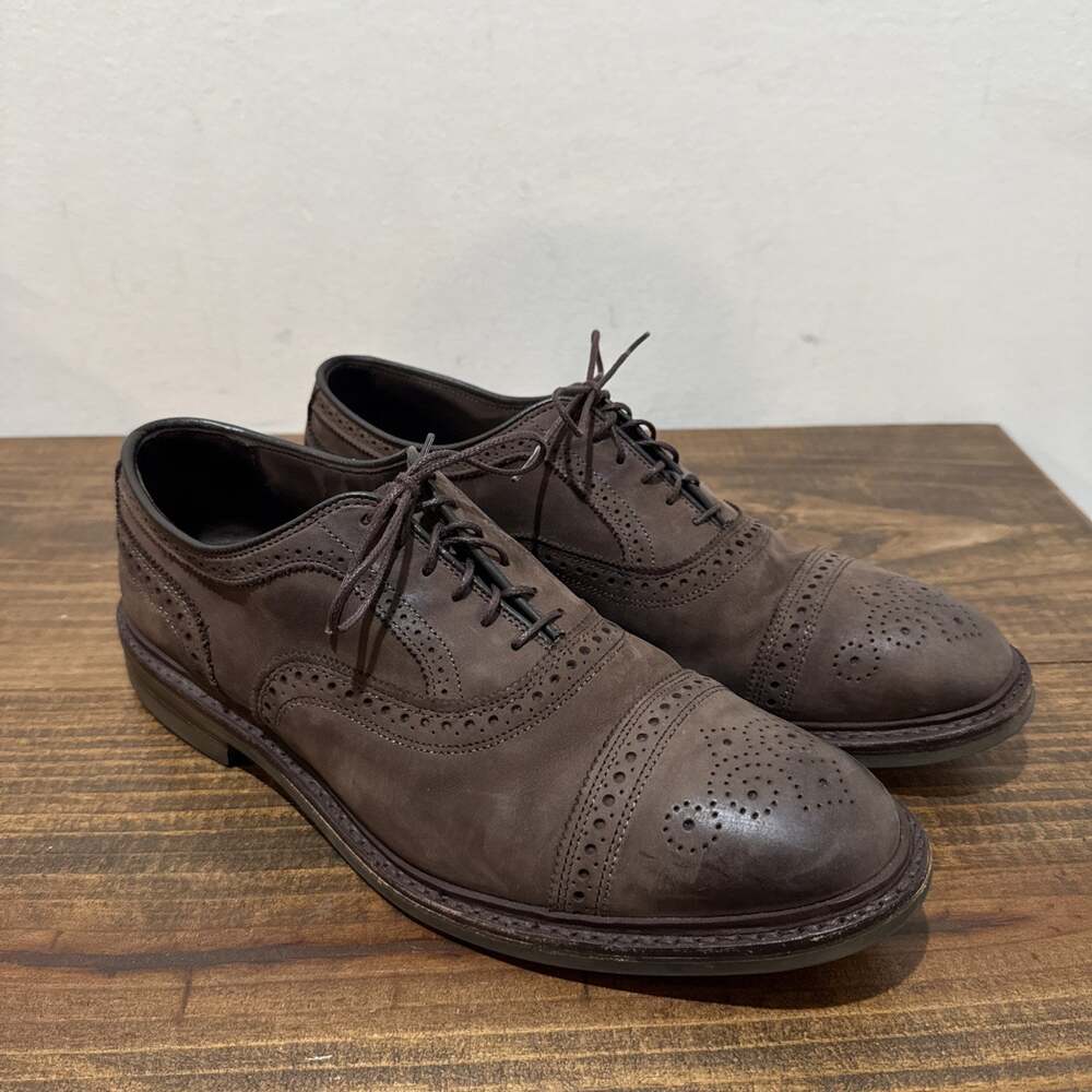 Allen Edmonds Strandmok $425 Men's Cap Toe Oxford Shoes Size 10.5 E